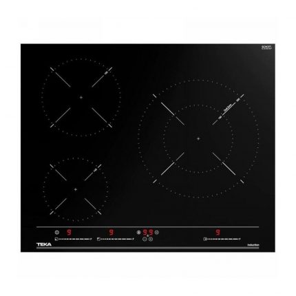 Teka IBC 63015 – Placa de Inducción 3 Zonas, 28 cm, Multislider, 60 cm, Negra